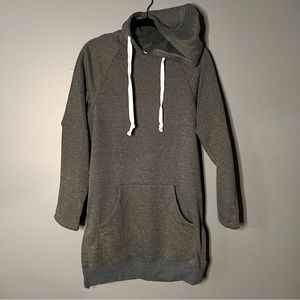 Women’s Small - Charcoal Grey Hooded Sweatshirt Dress